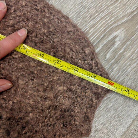 Vintage Bill Atkinson Cowl Mock Neck Knit Bell Sleeves Sweater sz L - Picture 7 of 9